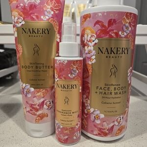 Nakery Beauty Cabana Sunset Bundle (3 Items)!